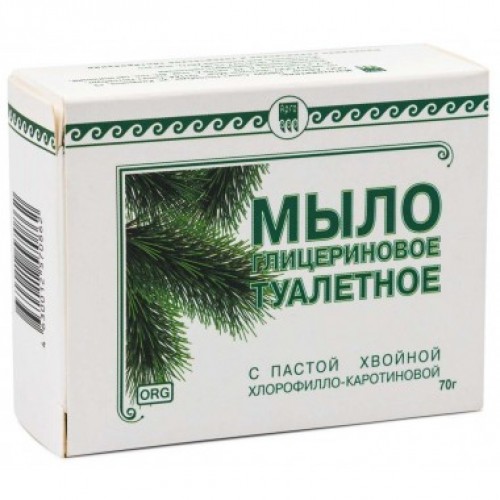 Купить Мыло туалетное глицериновое Фитолон с пастой хвойной хлорофилло-каротиновой  г. Тольятти  